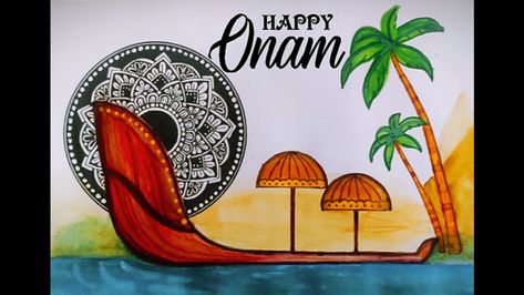 #onam #mandalaart Mandala Art For Onam, Onam Drawing Images, Onam Drawing Ideas, Onam Pictures For Drawing, Onam Painting, Happy Onam Drawing, Onam Festival Drawing, Onam Drawing, Onam Pictures