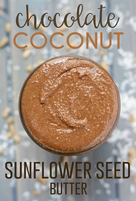 Sunflower Seed Recipes, Coconut Butter Cups, Nut Butter Recipes, Fit Mitten Kitchen, Matcha Coconut, Sunflower Seed Butter, Homemade Nut Butter, Seed Recipes, Pumpkin Seed Butter