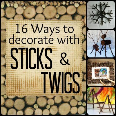 16 Ways to Decorate with Sticks and Twigs Decorate With Sticks Branches, Art With Twigs, Crafts With Sticks And Twigs Diy Projects, Twig Art Diy Tree Branches Boho, Tree Branch Crafts Diy, Stick Crafts Twigs, Twig Decorations Branches Diy Ideas, Twig Crafts Branches Sticks Diy Ideas, Crafts With Tree Branches