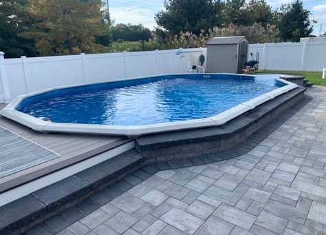 #pools #abovegroundpool #doughboy #pooldesign #burtonpools Doughboy Pool Ideas, Doughboy Pool, House Pool, Above Ground Pools, Pools Backyard, Party Barn, Ground Pools, Backyard Pools, Fort Smith