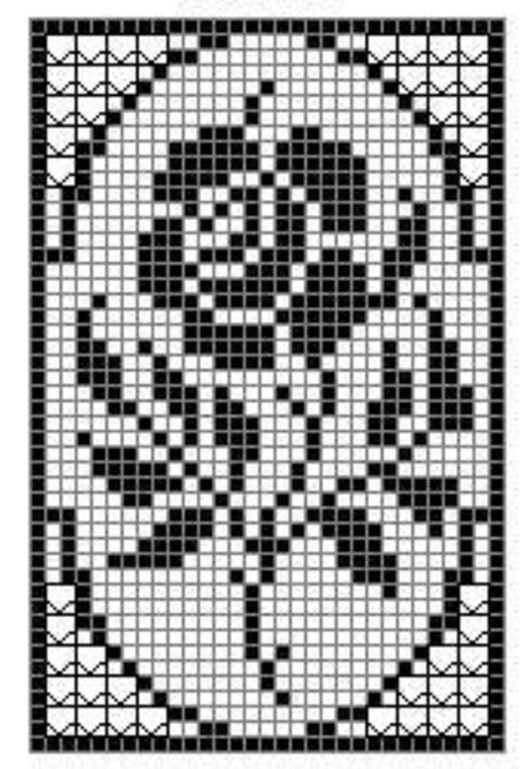 This is a free crochet chart for a beautiful rose design. It is a filet crochet flower chart with a variety of applications. Crochet Puff Flower, Crochet Patterns Filet, Flower Chart, Fillet Crochet Patterns, Crochet Deer, Filet Crochet Charts, Fillet Crochet, Crochet Curtains, Tapestry Crochet Patterns