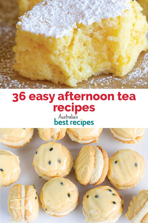 Essen, Afternoon Tea Baking, English Desserts Afternoon Tea, British Tea Time Recipes, Tea Party Biscuits, Vintage Afternoon Tea Ideas, Easy Tea Party Food Sweet Treats, Savory High Tea Recipes, English Tea Desserts