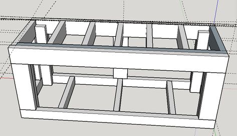 DIY 125 Gallon Fish Aquarium Stand | REEF2REEF Saltwater and Reef Aquarium Forum 125 Gallon Aquarium Stand, Fish Tank Stand Ideas Diy, Aquarium Stand Diy, 125 Gallon Aquarium, Diy Aquarium Stand, 55 Gallon Tank, Cichlid Tank, Turtle Tanks, Terrarium Stand