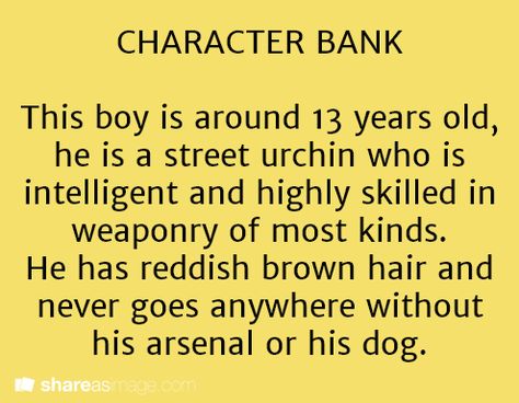 Character: This sounds like an interesting character for Katherine to mentor after Octavia's gone. Comics Sketch, White Maltese, Street Urchin, Ian Gallagher, About Character, Hit Man, Character Bank, Character Prompts, Story Writing Prompts