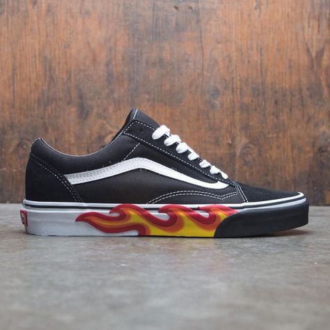 d72fbbccd9fe64c3a14f85d225a046f4desc52915229ri Custom Vans Old Skool, Vans Old Skool Custom, Swaggy Clothes, Vans Shoes Old Skool, Red Black Outfit, Van Shoes, Vans Shoes Fashion, Vans Painted, Mens Accessories Necklace