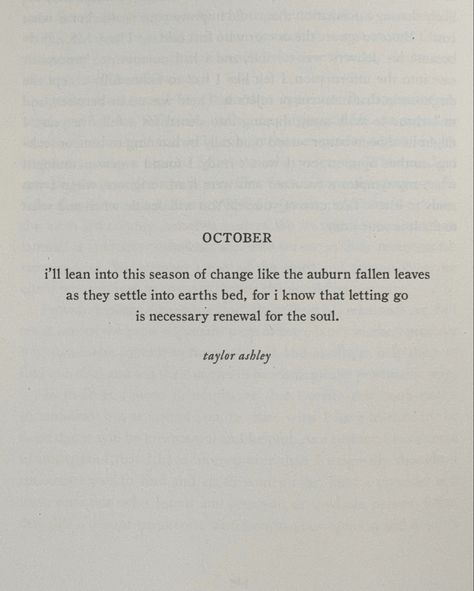 Poem About October, October New Beginnings Quotes, October Poems Poetry, Autumn Poems Quote, Quotes About October Month, October Ending Quotes, Poems About October, Dear October Quotes, Autumn Book Quotes