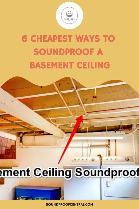 If you have the good fortune to reside in a basement apartment, it can be advantageous to muffle the noise from your upstairs neighbors. Regardless, implementing some soundproofing solutions for your basement ceiling would be Cheap Way To Cover Basement Ceiling, Uneven Basement Ceiling Ideas, Soundproofing Basement Ceiling, Exposed Basement Ceiling With Insulation, Low Basement Ceiling Solutions, Temporary Basement Bedroom, How To Make An Unfinished Basement Cozy, Finishing Basement Ideas, Diy Basement Bedroom Ideas