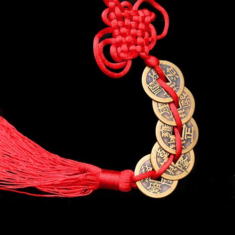 Chinese Coin Tattoo, Rope Tattoo, Chinese Coin, Survival Clothing, Knot Tattoo, Wonder Art, Talisman Pendant, Irezumi Tattoos, Coin Design