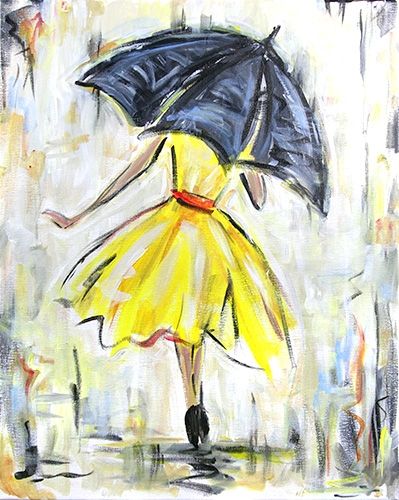 Umbrella Painting, Umbrella Art, Paint Nite, Soyut Sanat Tabloları, Homeschool Life, Painting Inspo, 수채화 그림, Beginner Painting, Paint By Numbers