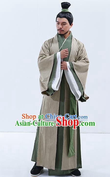 Traditional Chinese Zhou Dynasty Confucian Scholar Costumes Ancient Drama Clothing for Men Ancient Chinese Male Clothing, Chinese Scholar, Tang Dynasty Hanfu Men, Ming Dynasty Hanfu Men, Drama Clothes, Song Dynasty Hanfu Male, Hanfu Men, Zhou Dynasty, Traditional Chinese Wedding