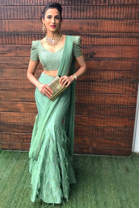 Style Saree Draping, Shilpa Reddy, Skirt Saree, Sarees Design, Fish Cut, Draping Styles, Saree Wearing Styles, Saree Bollywood, Saree Draping Styles