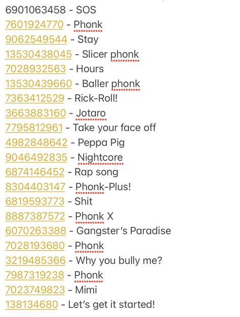 Here are some bypassed audio codes for anyone to play and use. Evade Music Codes, Adopt Me Music Codes 2024, Roblox Sound Codes, Bloxburg Music Codes 2024, Brookhaven Music Codes, Roblox Song Id Codes 2024, Roblox Radio Codes, Roblox Audio Codes, Ora Song Codes