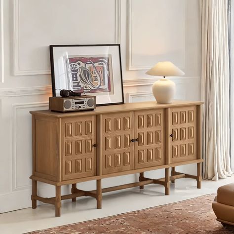 Orxva Galaxy French Vintage Solid Wood Multi-Function Sideboard | Wayfair