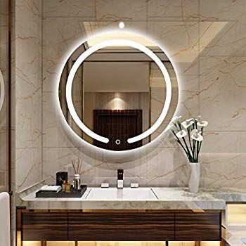 Led Mirror Design, Design Interior Baie, Spiegel Design, Round Bathroom, Dressing Table Design, Led Wand, Smart Mirror, Mirror For Bathroom, Mirror Round