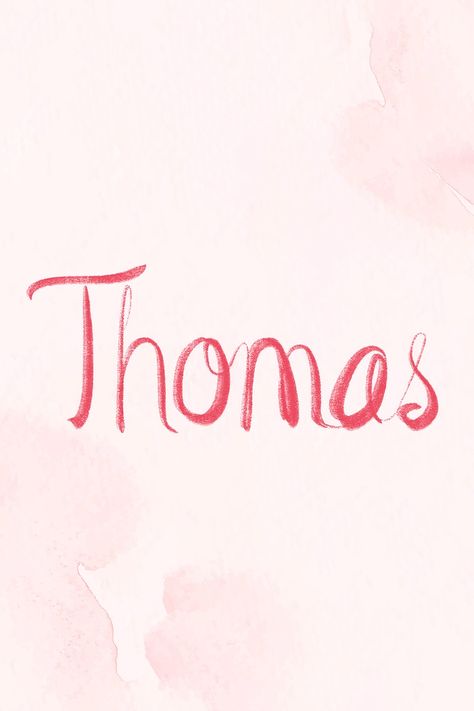 Thomas male name vector calligraphy font | free image by rawpixel.com / busbus Thomas Name, Free Calligraphy Fonts, Calligraphy Words, Font Free, Name Tattoos, Calligraphy Fonts, Free Vector Art, Free Illustrations