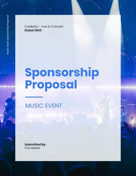 Event Proposal Template, Free Business Proposal Template, Sales Proposal, Event Proposal, Sponsorship Proposal, Only Music, Case Study Template, Event Sponsorship, Proposal Design