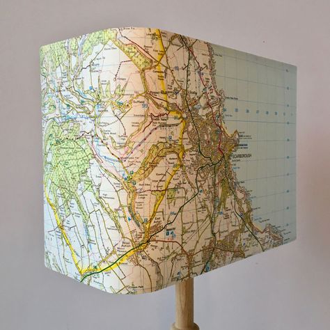 Diy Lampshade, Diy Map, Make A Lampshade, Playing In The Sand, Lampshade Kits, Map Crafts, Blinds Curtains, Sand And Sea, Paper Lampshade