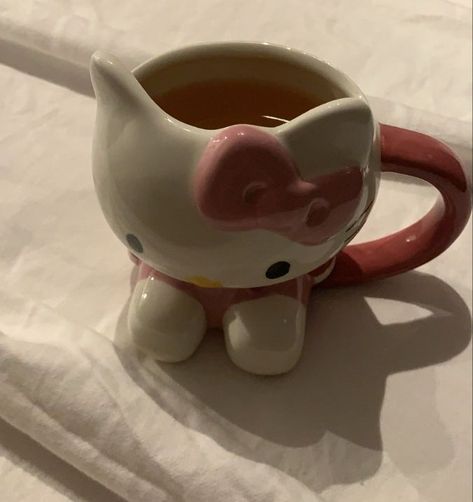 Hello Kitty Cup, Pottery Ceramics, Cup Of Tea, Clay Pottery, Hello Kitty, Kitty, Mug, Tea, Ceramics