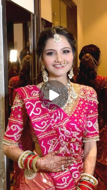 Krwachoth Look, Karwachoth Look In Saree, Saree With Pallu On Head, Krwachoth Special Look, Karwachauth Look In Saree, Pink Saree Look, Karwachauth Look, Gujarati Saree, Pink Blouse Designs