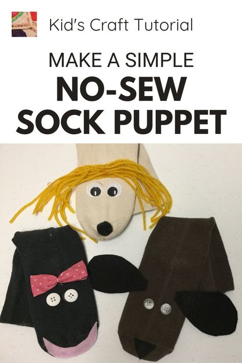 Diy Sock Puppets, How To Make Socks, Sock Puppet, Mismatched Socks, Glove Puppets, Puppets For Kids, Puppets Diy, Sock Puppets, Puppet Patterns