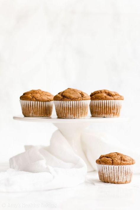 Breakfast Low Calorie, Gingerbread Muffins Recipe, Moist Gingerbread, Muffins From Scratch, Healthy Gingerbread, Healthy Cinnamon Rolls, Gingerbread Muffins, Healthy Pizza Recipes, Healthy Granola Bars