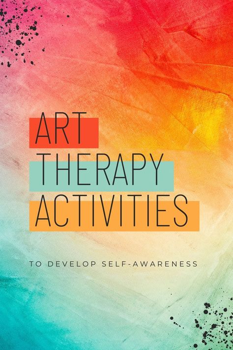 Fantastic activities for self-guided art therapy sessions to increase your self-awareness Therapeutic Art Activities, Art Therapy Directives, Social Emotional Activities, Brain Facts, Art Therapy Projects, Teen Art, Therapeutic Art, Therapeutic Activities, Activities For Teens