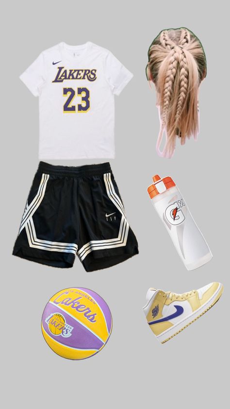 Girls basketball outfits Girls Basketball Practice Outfits, Basketball Outfit Girl, Women Basketball Outfits, Basketball Fits For Women, Girls Basketball Outfits, Basketball Outfit For Women Practice, Basketball Shorts Outfit Women Style, Basketball Outfit For Women, Basketball Player Costume