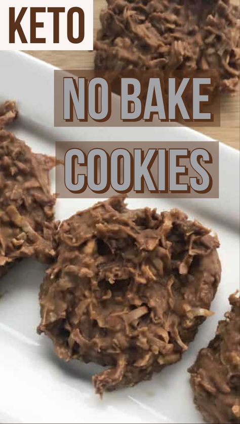 If you were looking for the Best keto dessert, you will love these easy keto no bake cookies. This is the best keto no bake cookie recipes that is fast to make it taste amazing. You will love these keto coconut no bake cookies. No Bake Keto Cookies, Keto No Bake Cookies, No Bake Coconut Cookies, No Bake Cookie Recipe, Keto No Bake, Oatmeal No Bake Cookies, Keto Oatmeal, No Bake Cookie, Chocolate No Bake Cookies