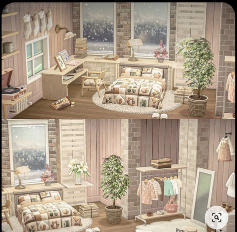 Snowy Bedroom, Bedrom Ideas, Acnh Cottagecore, Animal Crossing Funny, Bedroom Ideas Aesthetic, Luxury Room Bedroom, Animal Crossing Wild World, Animal Crossing Characters, Island Decor