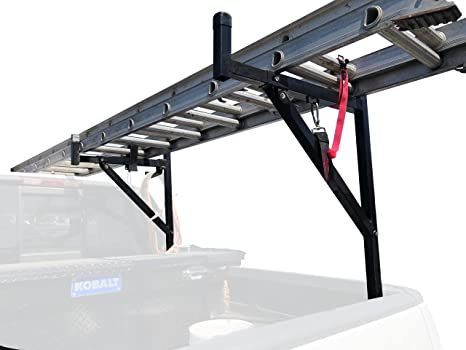 MaxxHaul 70233 Heavy Duty Ladder Rack. , Black Ladder Rack Truck, Curio Cabinet Displays, Truck Bed Rails, Ladder Rack, Cargo Rack, Bed Rails, Truck Bed Accessories, Scaffolding, Steel Design