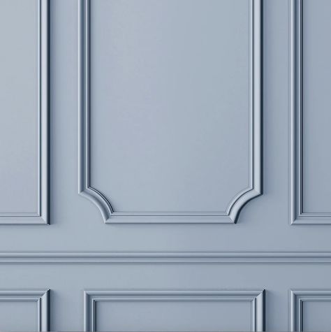 Blue Wall Colors, Pintura Exterior, Blue Paint Colors, Cerulean Blue, Wall Molding, Blue Rooms, Blue Bedroom, Wainscoting, Blue Walls