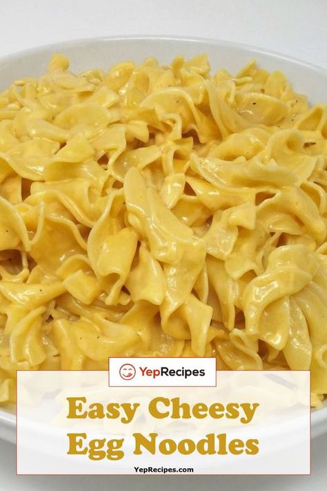 Egg Noodle Side Dish, Cheesy Noodles, Egg Noodle Recipes, Pasta Side, Noodle Recipes Easy, Cheddar Cheese Sauce, Pasta Side Dishes, Pasta Sides, Pasta Dinners