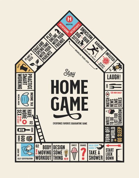 Homemade Board Games, Stay Sane, Board Game Design, Monopoly Game, Game Poster, Poster Illustration, Game Illustration, Graphic Design Lessons, Work Smarter