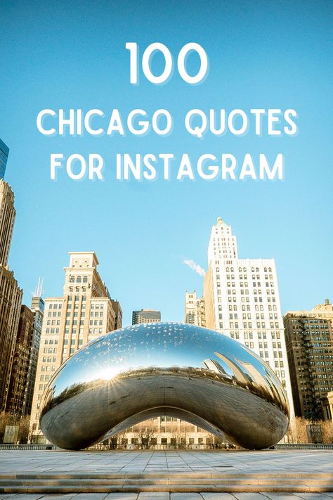 Discover the heart and soul of the Windy City through our latest article featuring a collection of Chicago quotes. Perfect for bringing your Instagram captions to life or simply to capture the essence of this incredible city. Dive in and let the spirit of Chicago inspire your next Instagram post! Insta Captions For Chicago, Chicago Captions Instagram, Big City Quotes, City Captions Instagram, Willis Tower Skydeck, Chicago Quotes, Skydeck Chicago, Quotes For Instagram Captions, Chicago Buildings