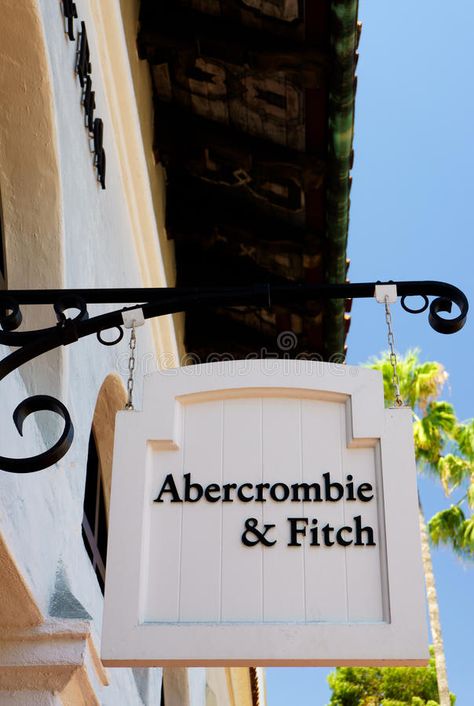 Abercrombie & Fitch Store and Sign royalty free stock photography Abercrombie And Fitch Store, Abrocrombie And Fitch, 2000s Things, Blue Abstract Art, Summer 24, Fashion Business, Stock Photography Free, Store Signs, 2024 Vision