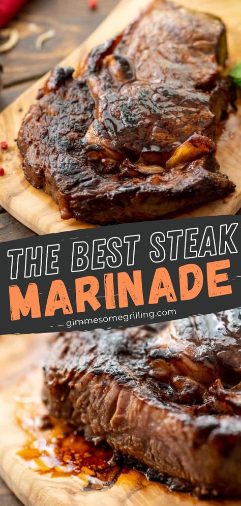 Sirloin Steak Marinade, Marinated Steak Recipes, Easy Steak Marinade, Steak Marinade For Grilling, Easy Steak Marinade Recipes, Best Steak Marinade, Steak Marinade Easy, Sirloin Steak Recipes, Grilled Side Dishes