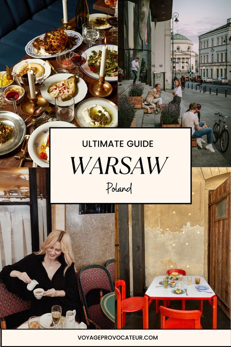 LOCAL’S GUIDE TO WARSAW – Your perfect weekend plan! Step into the world of Warsaw’s local, discovering the best cafes, restaurants, hotels and museums, as if shown by a friend. Photos belong to their respective owners, as shown in the Guide. Warsaw Poland Things To Do, Things To Do In Warsaw Poland, Warsaw Things To Do, Things To Do In Warsaw, Warsaw Shopping, Warsaw Food, Warsaw Restaurant, Poland Trip, Poland Vacation