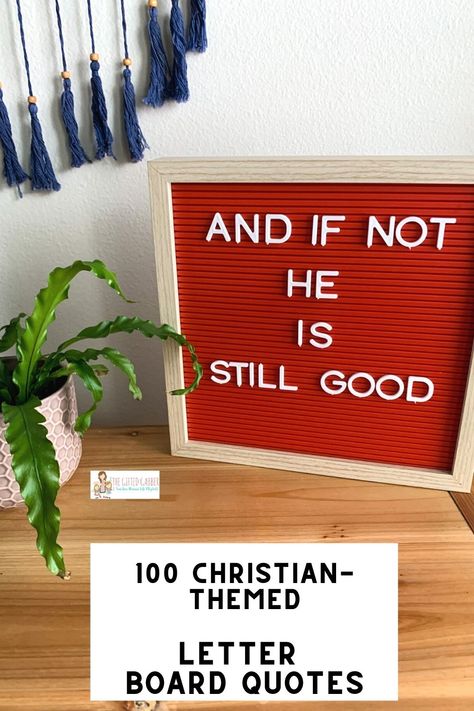 These 100 powerful and short Christian quotes are perfect for letter board displays, shirts, and Instagram captions. Topics for these spiritual sayings include grace, faith, hard times, prayer, Bible verses, and Christian and gospel song lyrics about Jesus and God. Christian letter boards are great for teens, for adults, for children, for churches and Sunday schools, homes, and businesses. Change out these encouraging scripture ideas as often as you wish from this collection. Christian Word Board Quotes, Bible Verse For Office, Cute Christian Sayings Short, Letter Board Quotes For Bedroom, Short Sayings For Letter Boards, Chalkboard Sayings For Home Funny, Letter Board Scripture Quotes, Christian Letterboard Ideas, Letter Display Ideas