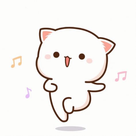 Chibi Cat GIF - Chibi Cat Cute - Discover & Share GIFs Quby Sticker, Mitao Cat, Chat Kawaii, Cute Peach, Chibi Cat, Cute Bunny Cartoon, Cute Bear Drawings, Cute Cat Drawing, Cute Kawaii Animals