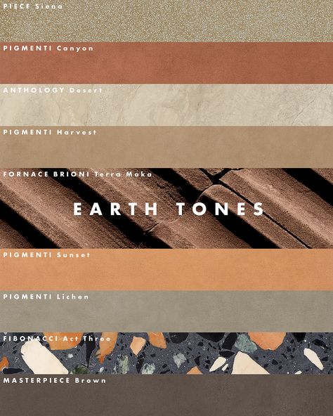 ON TREND There’s something incredibly timeless about earth tones. We’ve collected these gorgeous hues that are perfect for creating a calm, comforting, and warm atmosphere. Masterpiece Collection by @lea_ceramiche Terrazzo Act Three by @fibonacciau Pigmenti Collection by @lea_ceramiche Terra Moka by @fornacebrioni Anthology Collection by @lea_ceramiche Get in touch with us. For more information email enquiries@adelaidemarble.com.au View the entire range at our Mile End showroom. About Earth, Mile End, Earth Colors, Earth Color, Colour Scheme, Earth Tones, Be Perfect, Showroom, Color Schemes