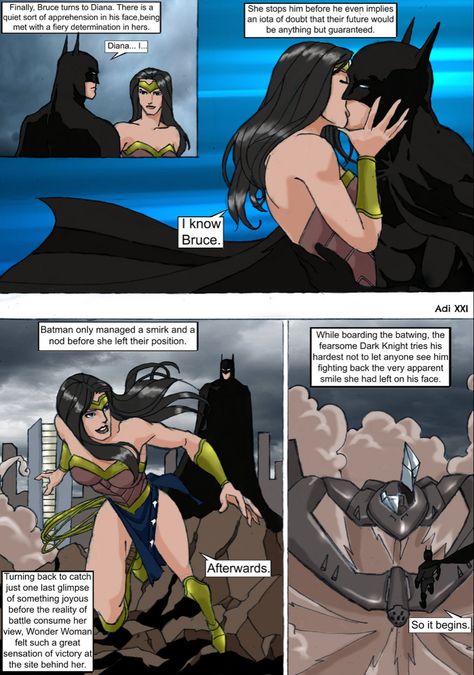 Dc Comics Funny, Cute Couple Comics, Batman Wonder Woman, Couples Comics, Batman And Catwoman, Dc Comics Artwork, Batman Universe, Dc Comics Characters, Marvel Comic Books