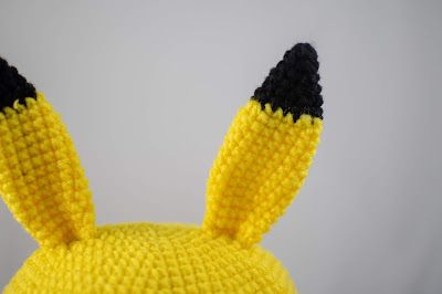 Pokemon Pikachu Hat - Free Crochet Pattern Crochet Pikachu Hat Pattern, Pokemon Hats Crochet, Pikachu Beanie Crochet Free Pattern, Crochet Pikachu Hat Pattern Free, Pikachu Hat Crochet, Pikachu Hat Crochet Pattern Free, Crochet Pokemon Hat Pattern Free, Crochet Pikachu Hat, Pokémon Crochet Hat