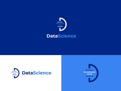 Data Science Logo by Anshu Sharma on Dribbble Data Company Logo, Data Science Logo, Modern Tech Logo, Path Logo, Nest Logo, Science Logo, Data Logo, Catalog Ideas, Logo Desing