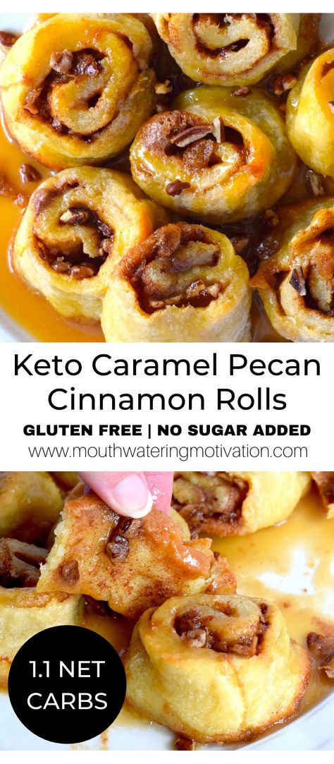 Keto Caramel Pecan Cinnamon Rolls | Mouthwatering Motivation Thermomix, Caramel Pecan Cinnamon Rolls, Pecan Cinnamon, Keto Caramel, Galletas Keto, Pecan Cinnamon Rolls, Keto Cinnamon Rolls, Postre Keto, Keto Diet List