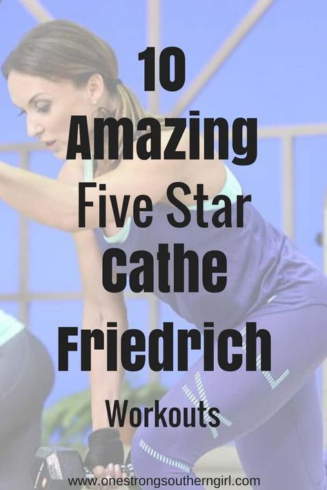 10 Incredible Cathe Friedrich Workouts-One Strong Southern Girl-10 of the Best Cathe Friedrich workouts. Cathe Friedrich Workouts, Exercises Women, Lower Workout, Cathe Friedrich, Dumbbell Workouts, Arm Workouts At Home, Toning Exercises, Weight Training Programs, Leg Workout At Home