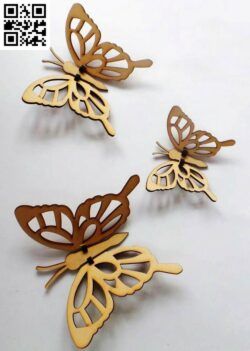 Diy Laser Engraver, Wood Laser Ideas, Wood Butterfly, Laser Cut Wood Crafts, Free Vector Files, Laser Engraved Ideas, Diy Calendar, Butterflies Svg, 3d Butterfly