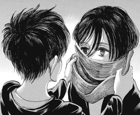 Mikasa Scarf, Can I Just Stay Here, Mikasa X Eren, Eren Aot, Eren X Mikasa, Eren And Mikasa, Attack On Titan Eren, Attack On Titan Fanart, My Days