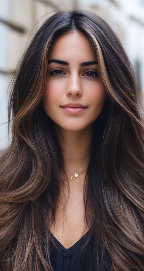 Transform your mane with these inspiring long haircuts ideas. Whether you have thick, fine, or curly hair, there's a perfect long cut for you. Add depth with cascading layers, or opt for a one-length cut for a classic look. Long hair offers versatility for both casual and formal styles. Embrace your inner hair icon with these stunning long haircut ideas. Unleash your hair's potential! Haircut Women Long Hair, Hair No Layers, Long Hair No Layers, Women Long Haircut, Haircut For Long Straight Hair, Long Haircut Ideas, Cascading Layers, Long Haircut, Color Gradients