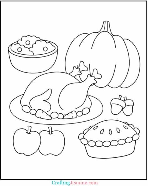 30 Free Thanksgiving Coloring Pages Thanksgiving Food Coloring Pages, Turkey Free Printable, Traditional Thanksgiving Food, Thanksgiving Coloring Page, Ornament Coloring, Chicken Coloring Pages, Thanksgiving Drawings, Thanksgiving Coloring Book, Thanksgiving Coloring Sheets