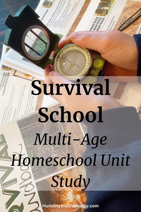 Homeschool Health Unit Study, Homeschool Study Units, Homeschool Mini Units, Homeschool Outdoor Learning, Homesteading Unit Study, Survival Homeschool Unit, Homeschool Science Unit Studies, How To Make Homeschooling Fun, Summer Homeschool Curriculum